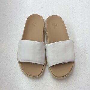 Abeo Cream Slide Sandals for Women
